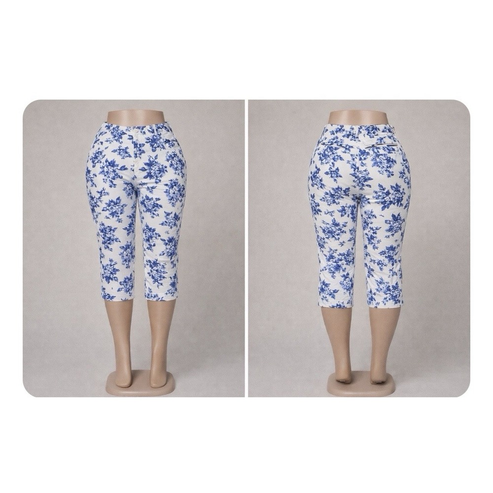 *Sz 14 Croft & Barrow Classic Fabb Fit Capri #827*14 (JFT))**